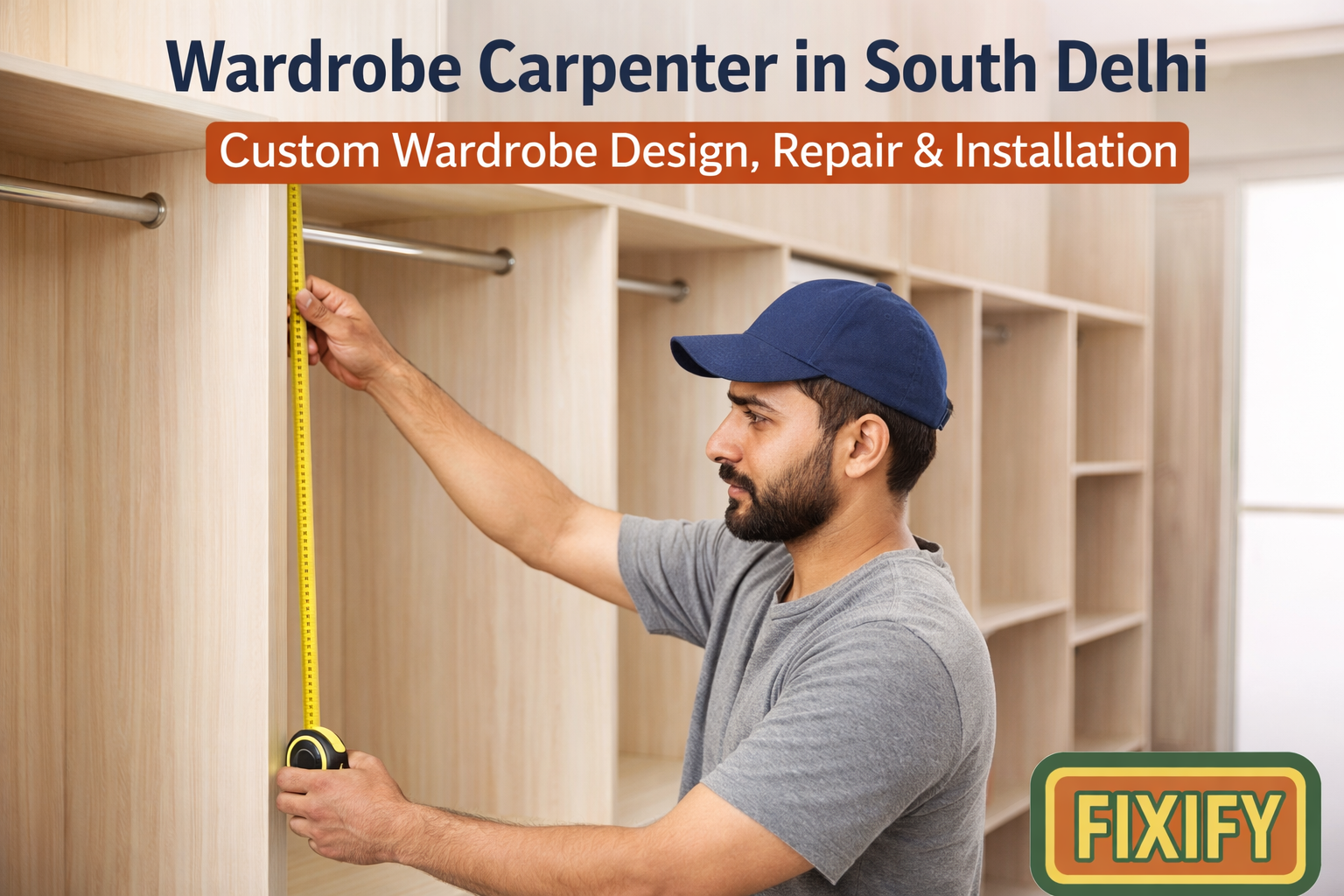 Wardrobe Carpenter in South Delhi: Custom Wardrobe Design, Repair and Installation Guide