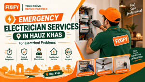 Emergency Electrician in Hauz Khas | Fixify